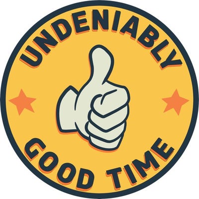 Undeniably Good Time thumbs-up logo